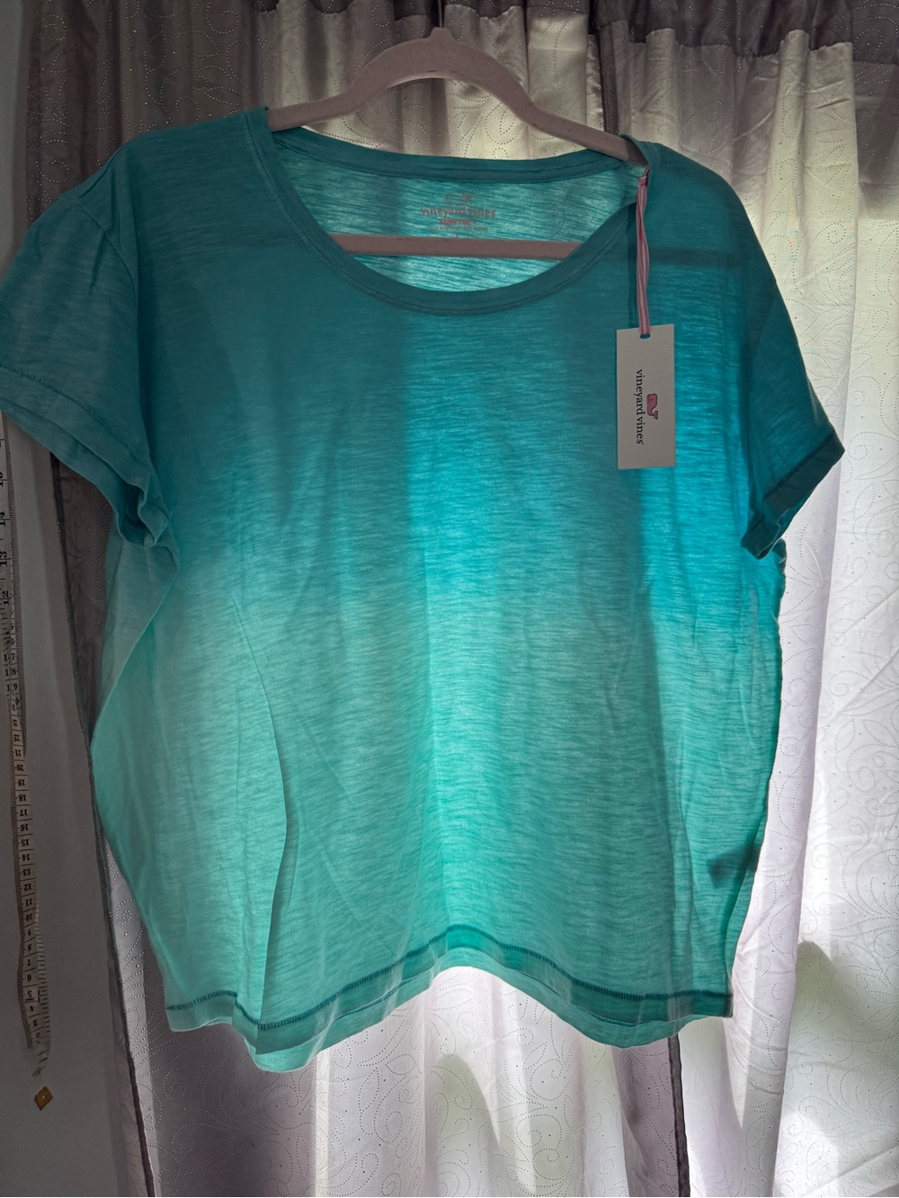 Vineyard Vines Teal Short-Sleeve Crewneck T-Shirt